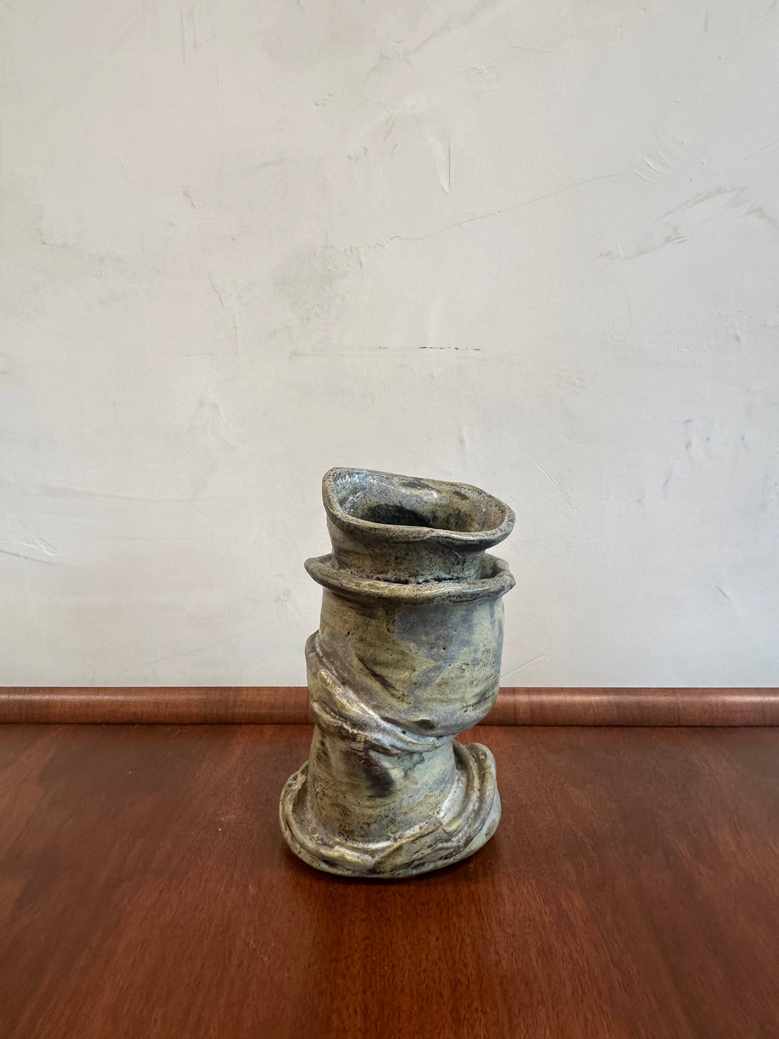 Vintage Green Vase
