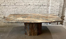 Load image into Gallery viewer, Italian 1970s Fior Di Pesco Marble Vintage Dining Table
