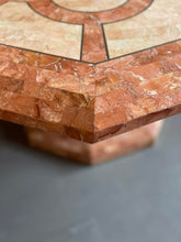 Cargar imagen en el visor de la galería, Maitland Smith Fossilized Coral Tessellated Stone Dining Table
