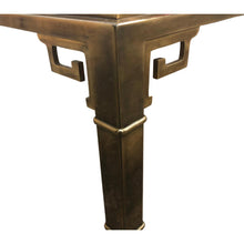 Cargar imagen en el visor de la galería, Mastercraft Greek Key Square Brass Coffee Table
