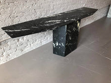 Cargar imagen en el visor de la galería, Post Modern Black Marble Console Table
