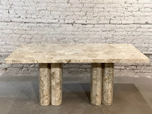 Load image into Gallery viewer, Postmodern Vintage Marble Dining Table
