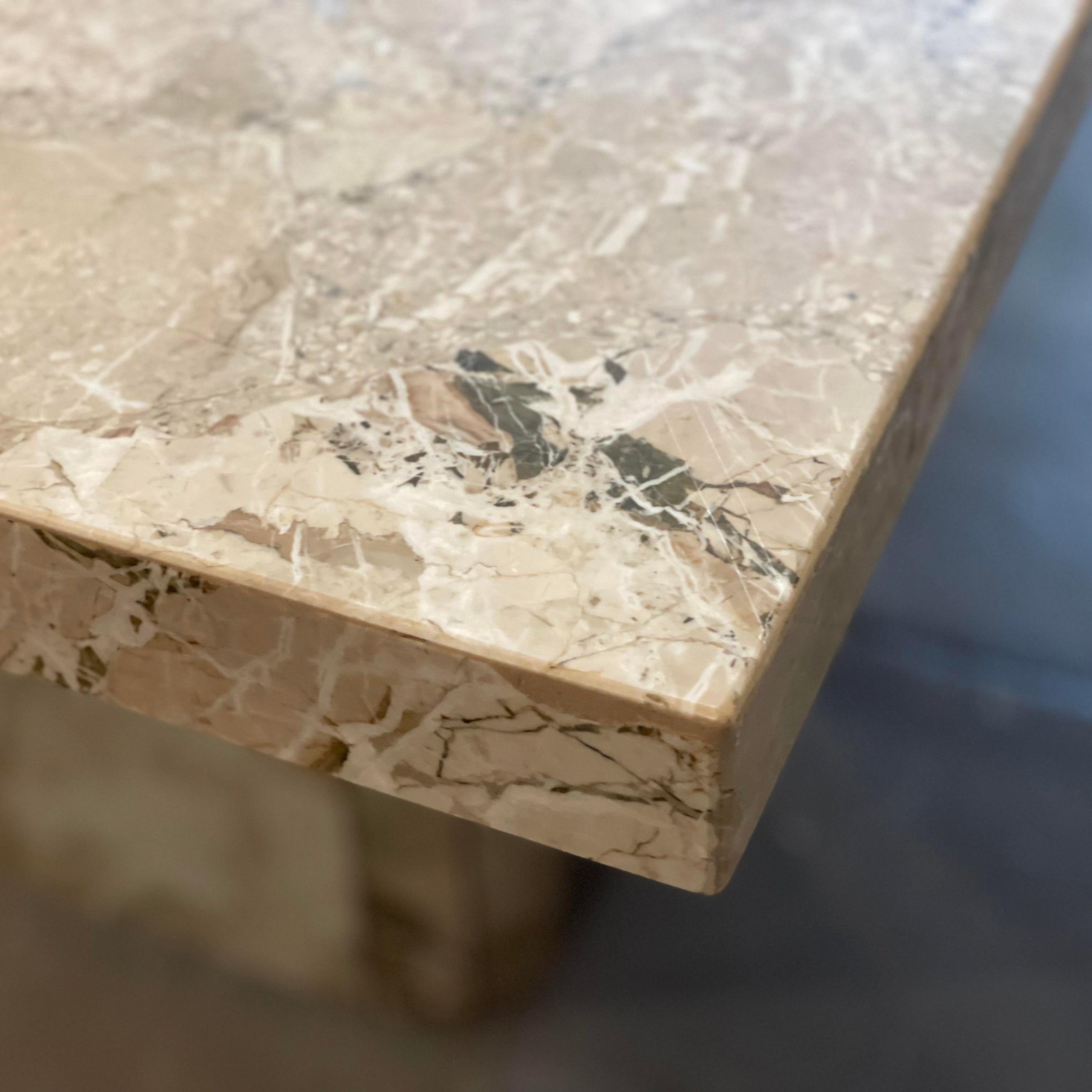 Postmodern Vintage Marble Dining Table