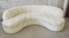 Load and play video in Gallery viewer, 1970s Vintage Kidney Curved Sofa
