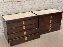 Load image into Gallery viewer, Vintage 1970s Brian Palmer for Baker Nightstands - Set of 2
