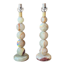Load image into Gallery viewer, Vintage Agate Lamps - a Pair
