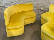Load image into Gallery viewer, Vintage Curve Loveseats Banquette Sofas - a Pair
