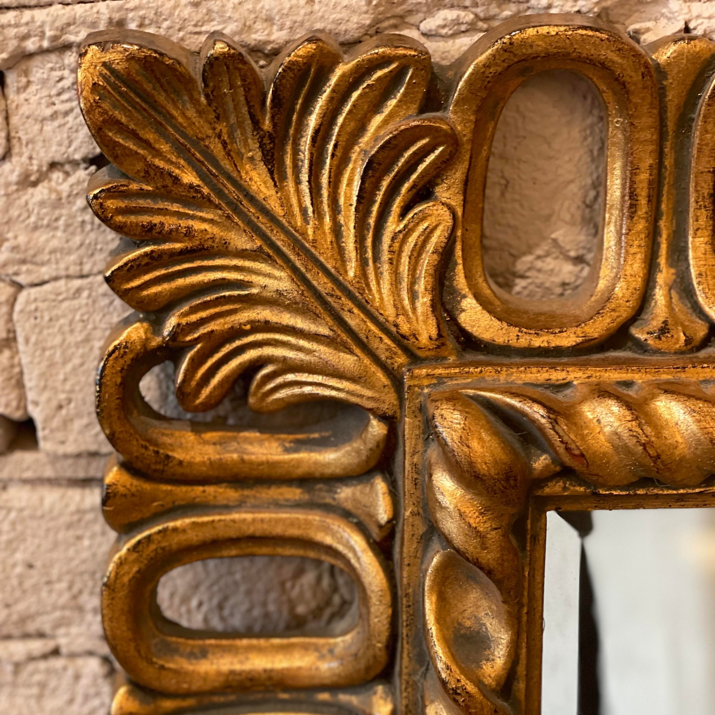 Vintage Gold Gilt Mirror