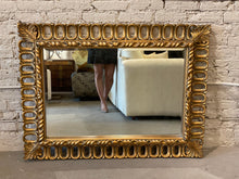 Load image into Gallery viewer, Vintage Gold Gilt Mirror
