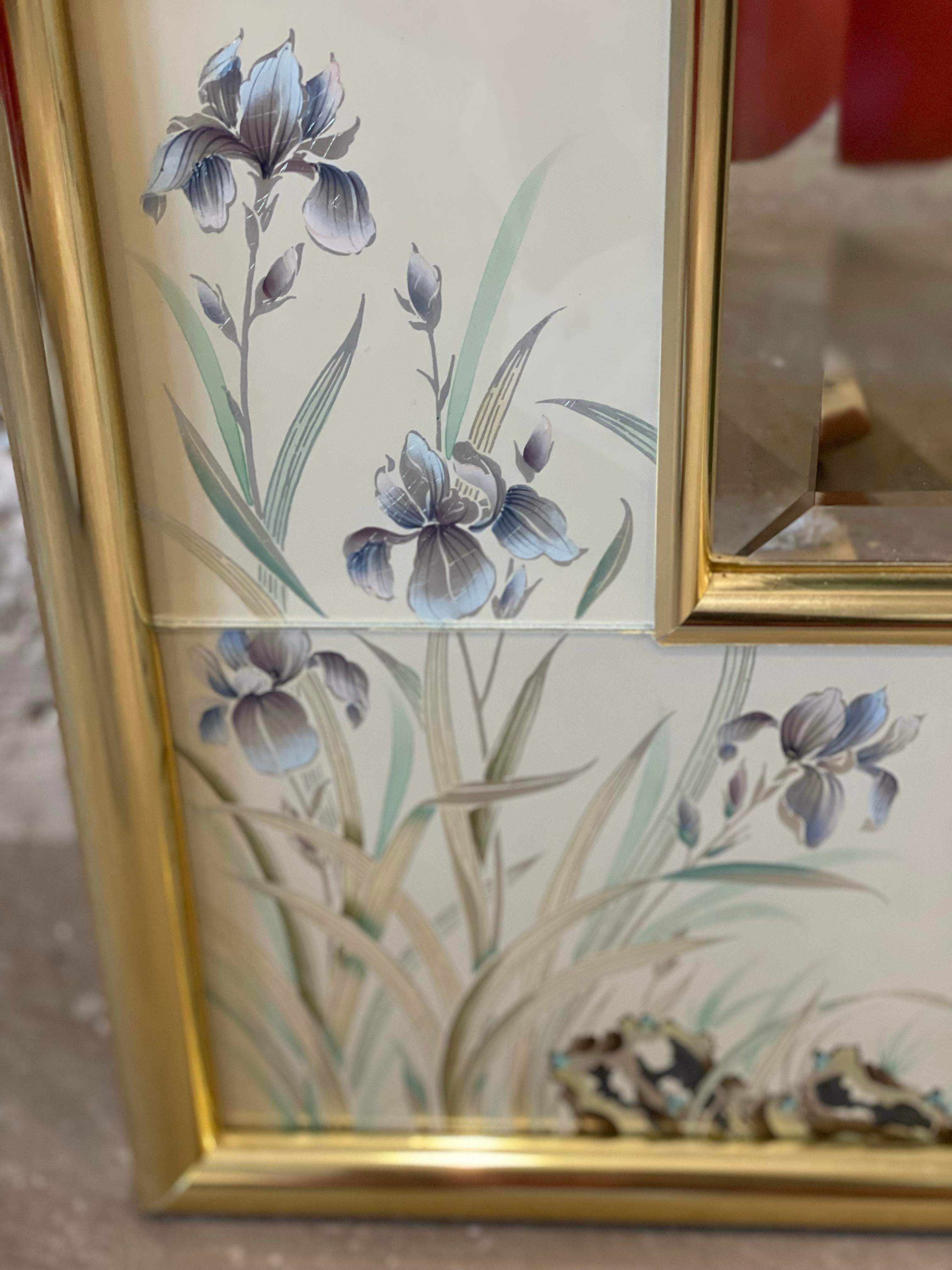Vintage LaBarge Chinoiserie Mirror