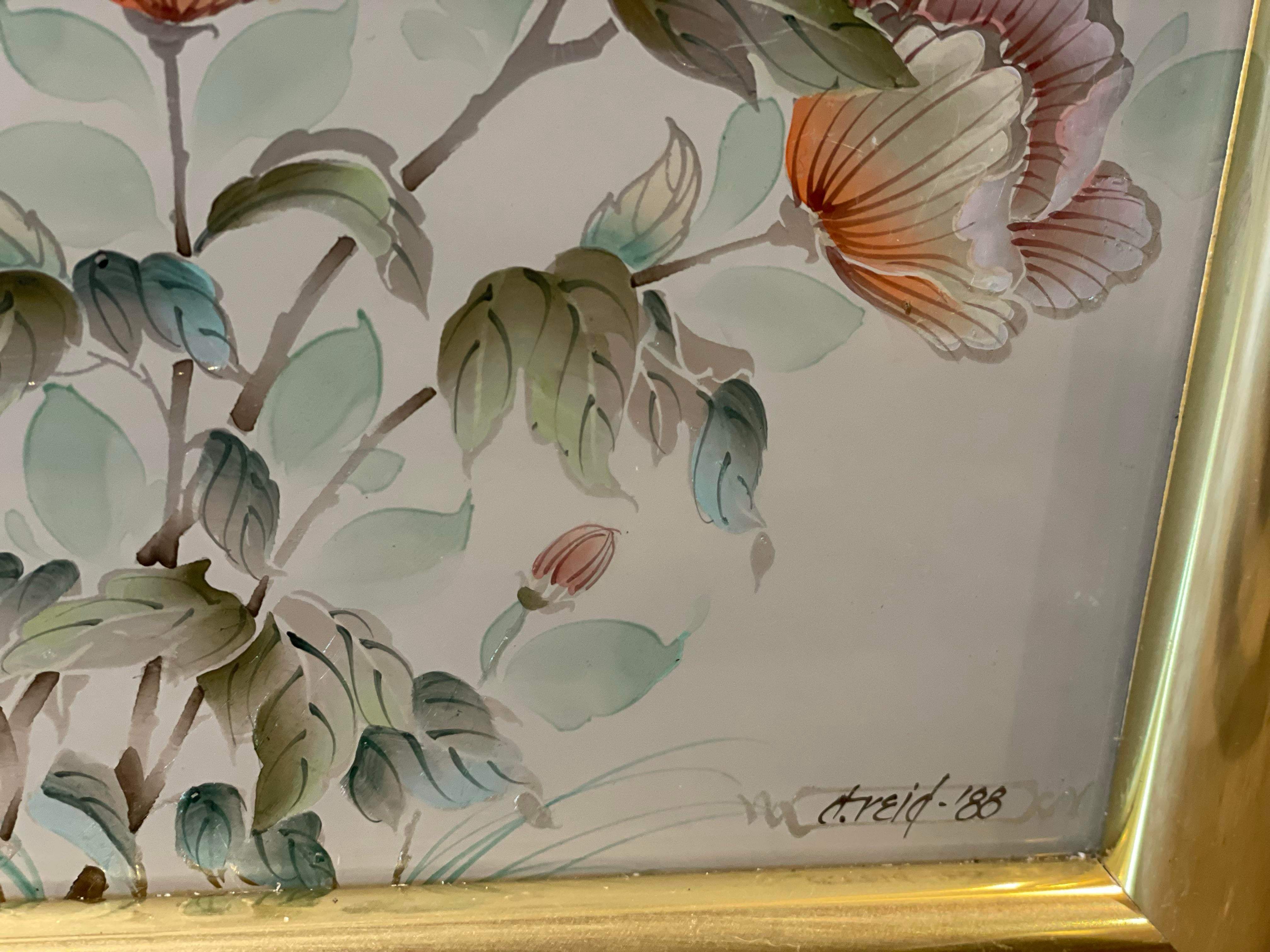 Vintage LaBarge Chinoiserie Mirror