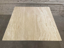 Cargar imagen en el visor de la galería, Vintage Travertine Coffee Table With Angled Edge 1980s
