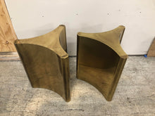 Load image into Gallery viewer, 1960s Mastercraft Triboli Brass Pedestals - Only One Available
