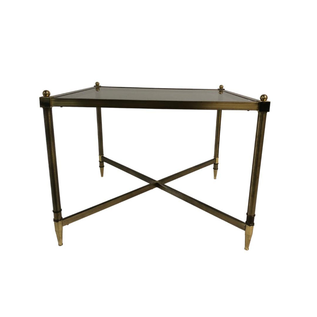 1960s Mid Century Brass Side Table