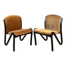 Load image into Gallery viewer, 1980s Art Deco Z Chairs - a Pair
