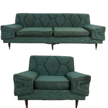 Load image into Gallery viewer, Kroehler Style Mid Century Sofa and Chair
