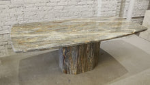 Load and play video in Gallery viewer, Italian 1970s Fior Di Pesco Marble Vintage Dining Table
