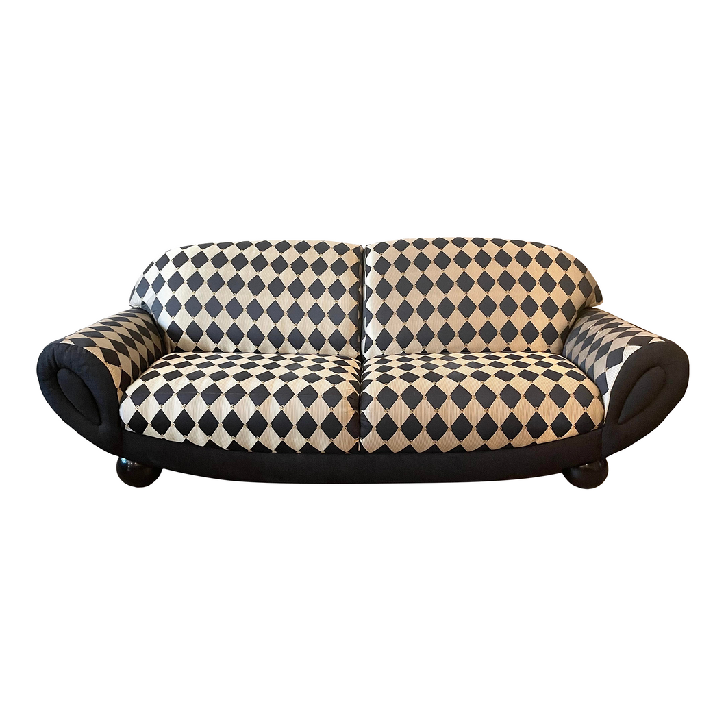 Postmodern Weiman Curved Sofa