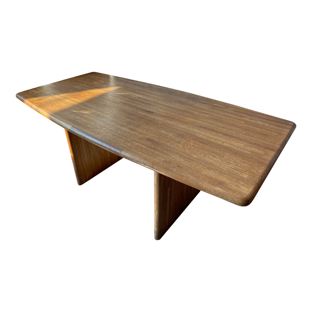 1970s Mid-Century Modern Solid Wood Dining Table or Desk