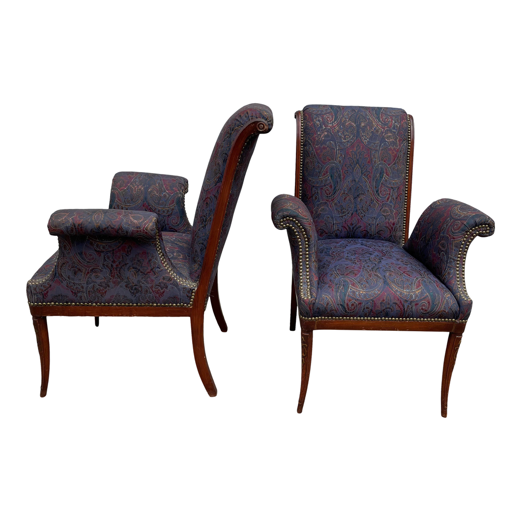 1920s Vintage Italian Chairs - a Pair