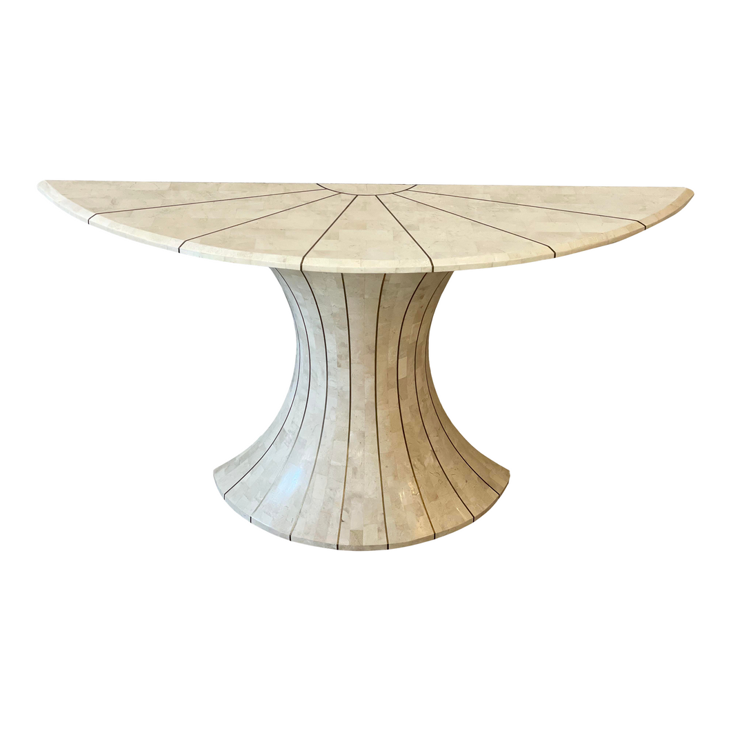 Postmodern Tessellated Console Table - Maitland Smith