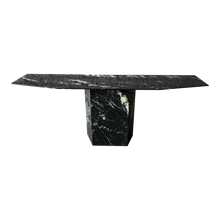 Cargar imagen en el visor de la galería, Post Modern Black Marble Console Table
