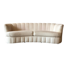 Load image into Gallery viewer, 1980s Curved Weiman Sofas Styled After Vladimir Kagan - a Pair

