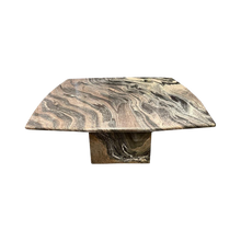 Cargar imagen en el visor de la galería, Cipollino Ondulato Postmodern Black Blush Ivory Italian Marble Coffee Table
