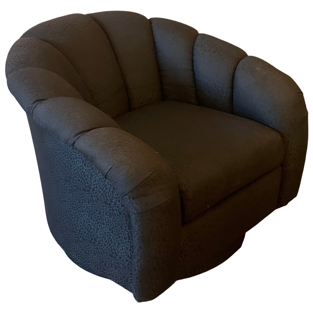 Postmodern Swivel Chair in the Style of Pierre Paulin
